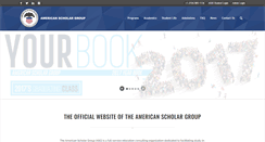 Desktop Screenshot of americanscholargroup.com