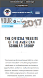 Mobile Screenshot of americanscholargroup.com